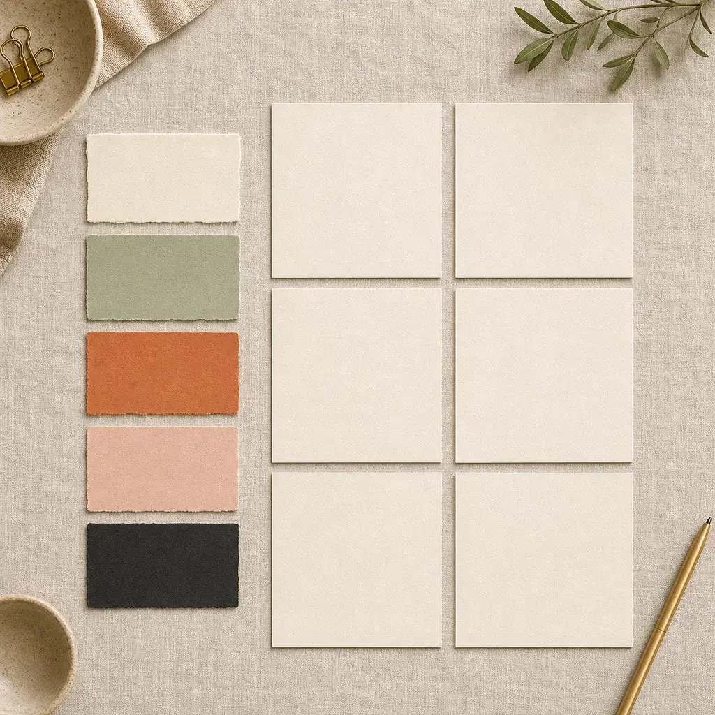 Mood-first vision board template layout
