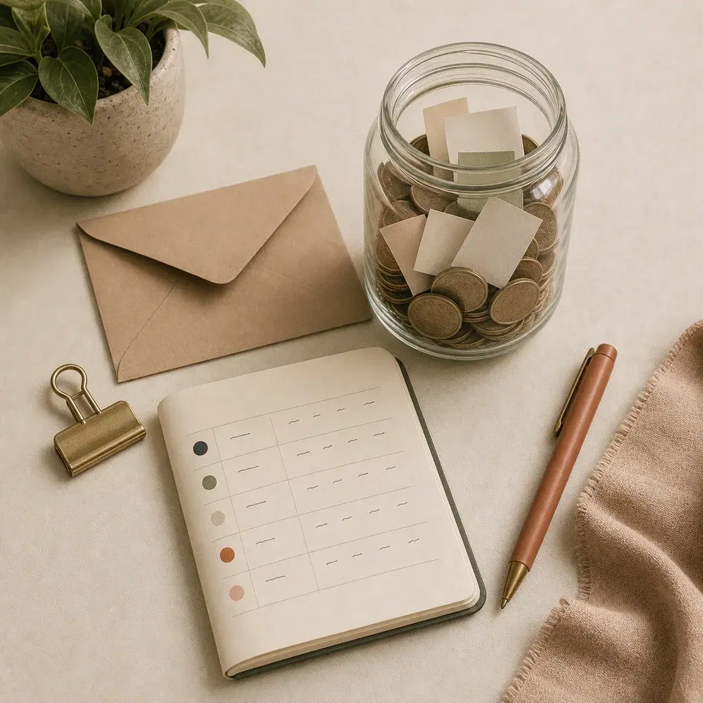 Vision board ideas for money goals and savings