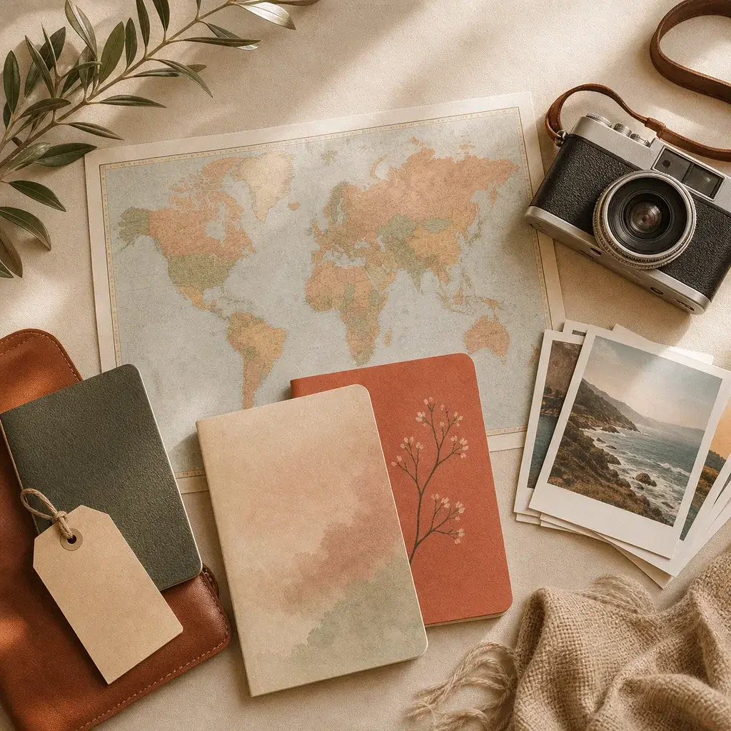 Vision board ideas for travel and language learning