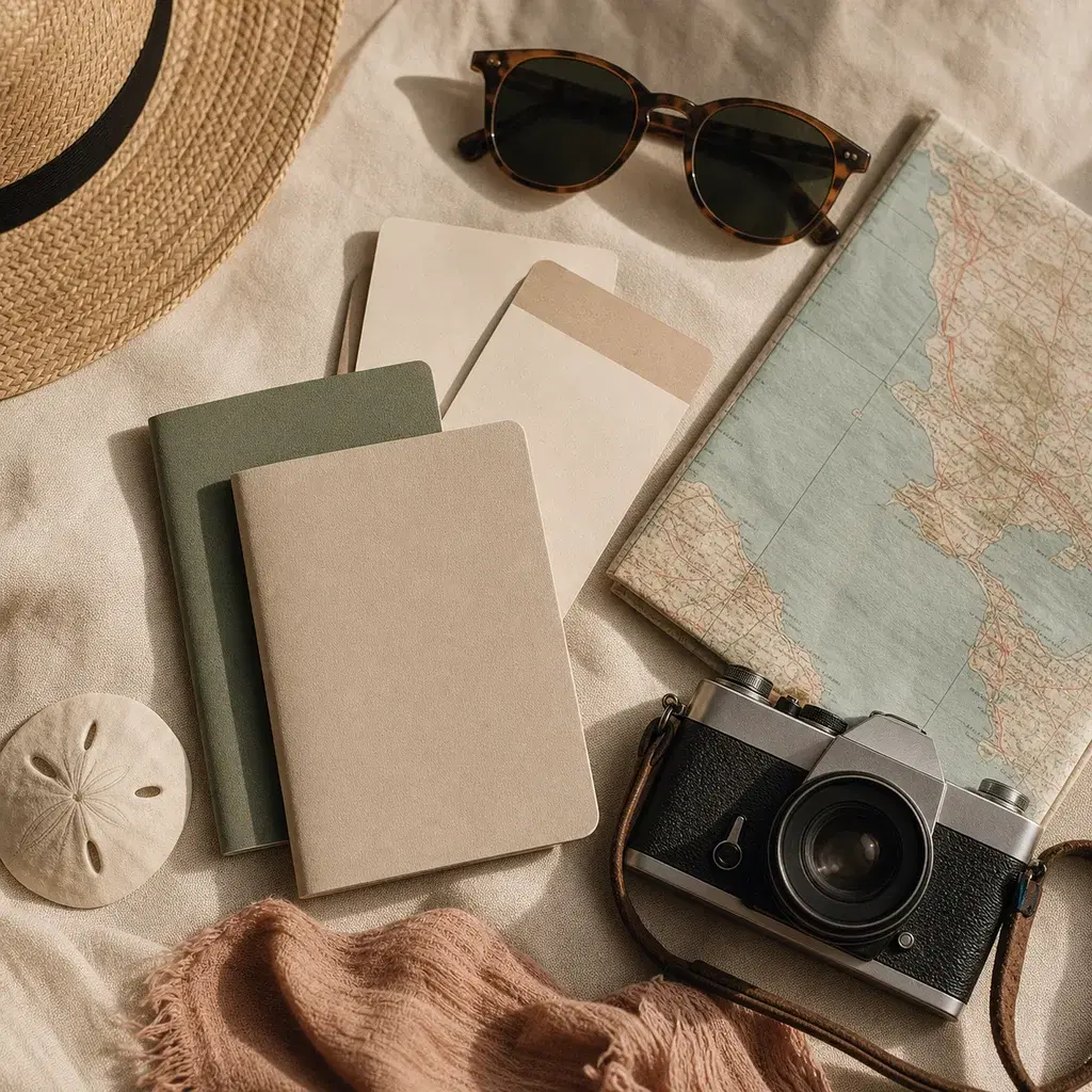 Relationship vision board for couple goals and shared travel
